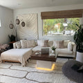 FABATI Modern Lift Top Coffee Table with Charging Station and LED Lights